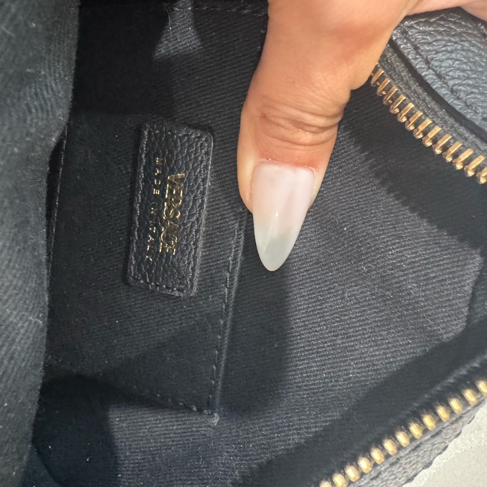 Versace Black Crossbody Bag with Gold Medusa Emblem - Picture 6 of 6